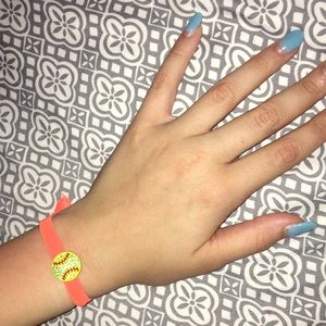 Softball bracelet
